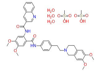 Tariquidar (methanesulfonate, hydrate)