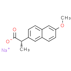 Naproxen Sodium, a COX inhibitor for COX-1 and COX-2.