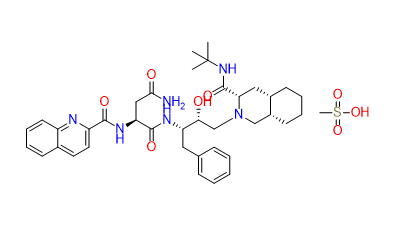 Saquinavir mesylate