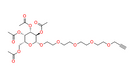 Propargyl-PEG4-tetra-Ac-beta-D-galactose