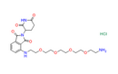 Pomalidomide-PEG4-C2-NH2 hydrochloride