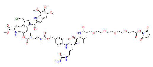 OSu-PEG4-VC-PAB-Duocarmycin SA