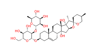 Ophiogenin 3-O-α-L-rhamnopyranosyl-(1→2)-β-D-glucopyranoside