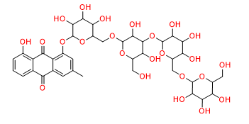 Chrysophanol tetraglucoside - CAS