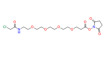 Chloroacetamido-PEG4-NHS ester