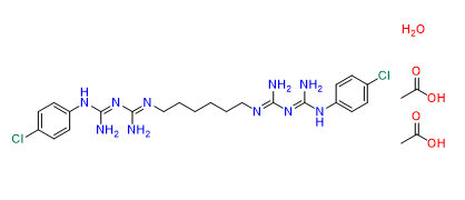 Chlorhexidine acetate hydrate - CAS