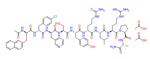 Cetrorelix acetate(1:2) - a gonadotropin-releasing hormone (GnRH) antagonist. CAS