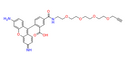 Carboxyrhodamine 110-PEG4-alkyne
