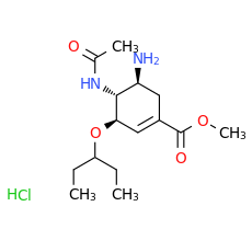 Oseltamivir acid methyl ester hydrochloride
Success
