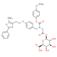 Muraglitazar glucuronide