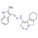 Pyrimidine-indole hybrid