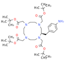 (R)-Tetra-tert-butyl 2,2',2'',2'''-(2-(4-aminobenzyl)-1,4,7,10-tetraazacyclododecane-1,4,7,10-tetrayl)tetraacetate