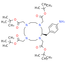 (R)-Tetra-tert-butyl 2,2',2'',2'''-(2-(4-aminobenzyl)-1,4,7,10-tetraazacyclododecane-1,4,7,10-tetrayl)tetraacetate