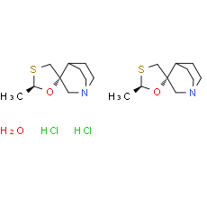 (-)-Cevimeline hydrochloride hemihydrate