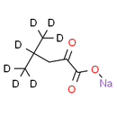4-Methyl-2-oxopentanoic acid-d7 sodium