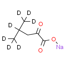 4-Methyl-2-oxopentanoic acid-d7 sodium