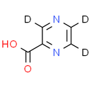 Pyrazinecarboxylic acid-d3