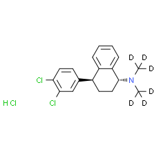 (Rac)-trans-N-Methyl Sertraline-d6 hydrochloride - CAS
