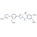 N-(5-ethyl-2, 4-dimethylphenyl)-4-[3-methoxy-4-(4-methyl-1H-imidazol-1-yl)phenyl]-1, 3-thiazol-2-amine