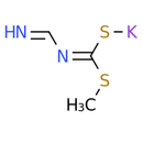N-[(methylsulfanyl)(potassiosulfanyl)methylidene]methanimidamide