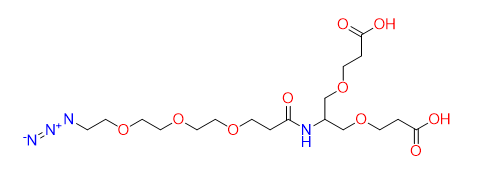 2-(Azido-PEG3-amido)-1, 3-bis(carboxylethoxy)propane