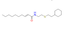 2-(E-2-decenoylamino)ethyl 2-(cyclohexylethyl) sulfide