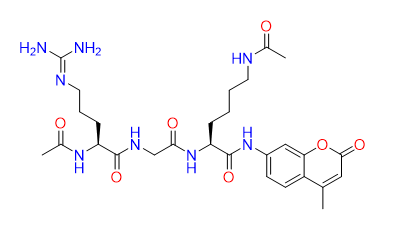 Ac-Arg-Gly-Lys(Ac)-AMC