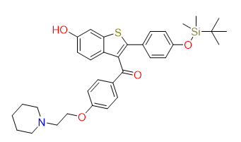 4'-tert-Butyldimethylsilyl-6-hydroxy Raloxifene