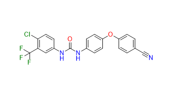 1-(4-Chloro-3-(trifluoromethyl)phenyl)-3-(4-(4-cyanophenoxy)phenyl)urea