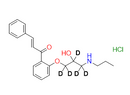 (2E)-Dehydro Propafenone-d5 hydrochloride