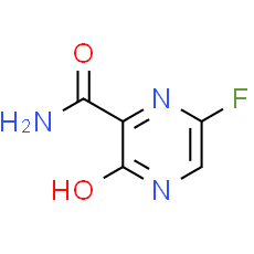 Favipiravir, a selective inhibitor of viral RNA-dependent RNA polymerase.