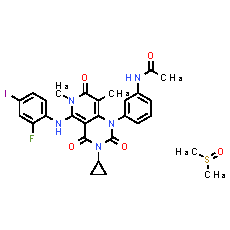 Trametinib DMSO solvate