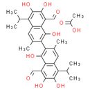Gossypol-acetic acid - CAS