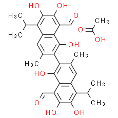 Gossypol-acetic acid - CAS