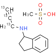 Rasagiline 13C3 mesylate racemic
