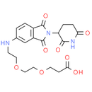 Thalidomide-NH-PEG2-COOH