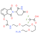 Thalidomide-O-amido-PEG1-(C1-PEG)2-C2-NH2 TFA