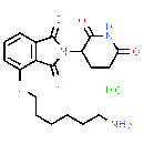 4-[(6-aminohexyl)oxy]-2-(2, 6-dioxopiperidin-3-yl)-2, 3-dihydro-1H-isoindole-1, 3-dione hydrochloride