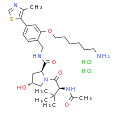 (S, R, S)-AHPC-phenol-alkylC6-amine dihydrochloride - CAS