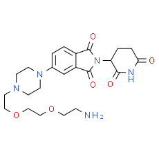 Thalidomide-Piperazine-PEG2-NH2