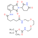 Pomalidomide-amido-C4-amido-PEG2-C2-NH-Boc - CAS