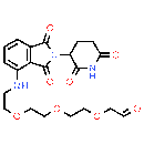Thalidomide-NH-PEG3-CH2CHO - CAS