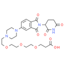 Thalidomide-Piperazine-PEG3-COOH