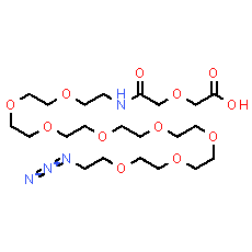 2-((Azido-PEG8-carbamoyl)methoxy)acetic acid - CAS