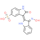 Indirubin-3'-monoxime-5-sulphonic acid