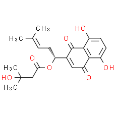 β-Hydroxyisovalerylshikonin - CAS