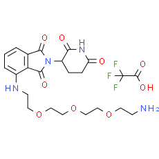 Pomalidomide-PEG3-C2-NH2 TFA