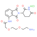 Thalidomide-amido-PEG2-NH2 hydrochloride