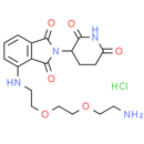Thalidomide-PEG2-C2-NH2 hydrochloride