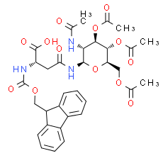 Fmoc-L-Asn(beta-D-GlcNAc(Ac)3)-OH